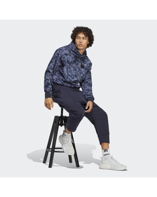 Felpa con cappuccio x Parley (Neutral) di Adidas in Blue