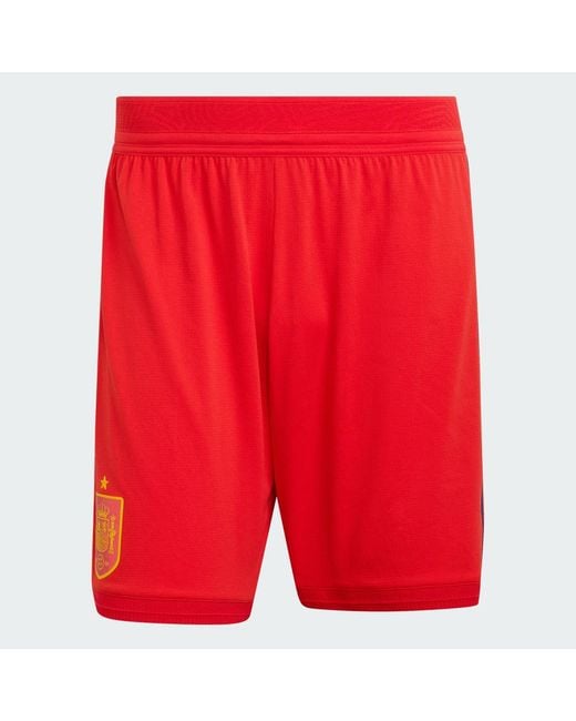 Adidas Red Spain 26 Home Authentic Shorts for men