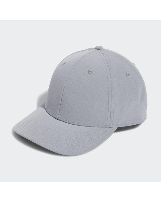 Adidas Gray Heathered Badge Of Sport Crestable Cap for men