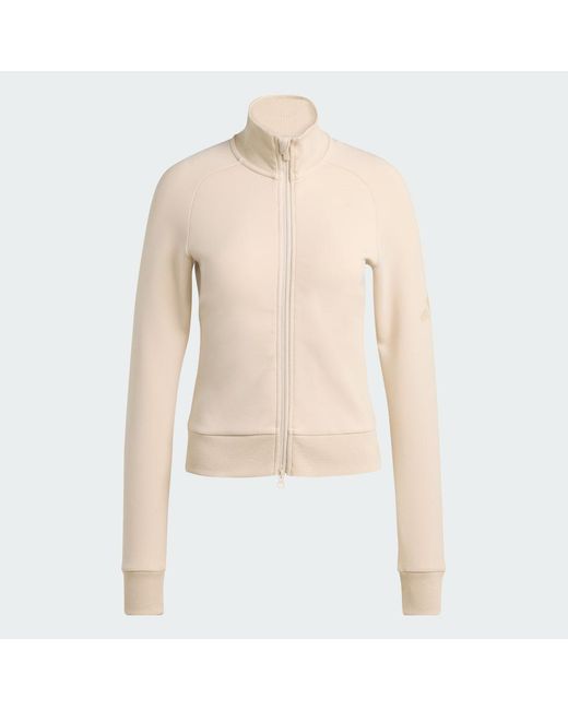Adidas Natural Soft Lux Slim Track Top