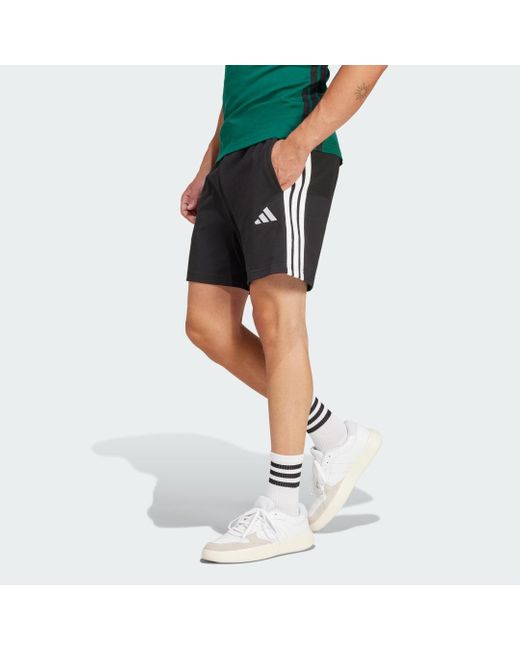 Short Essentials 3-Stripes Single Jersey 7-Inch di Adidas in Multicolor da Uomo