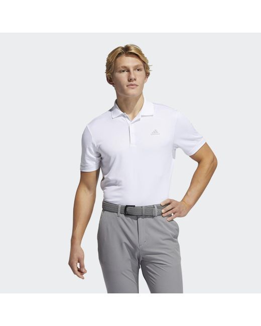 adidas Performance Primegreen Poloshirt in het Wit voor heren - Lyst
