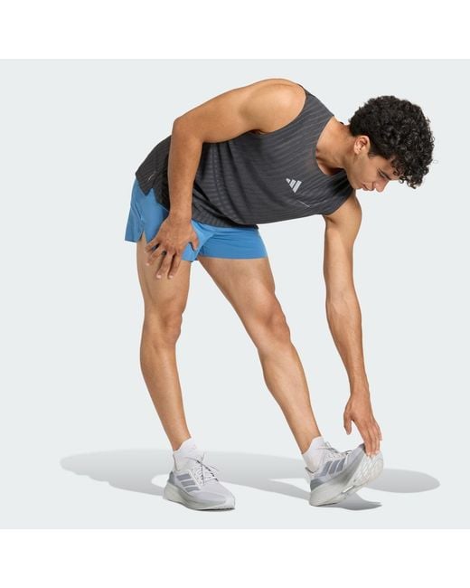 Adidas Blue Adi365 Climacool+ Engineered Tank for men