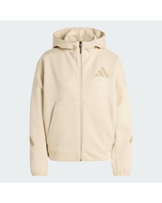 Adidas Natural Z.N.E. Full-Zip Hoodie