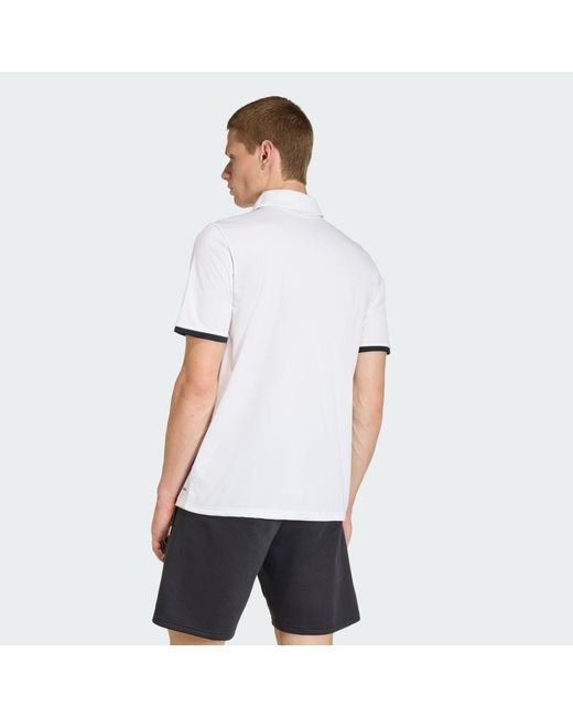 Adidas White Entrada26 Polo Shirt for men