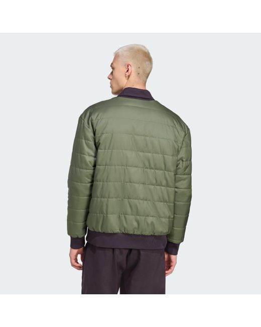Giacca Terrace Icons Fc Bayern München di Adidas in Green da Uomo