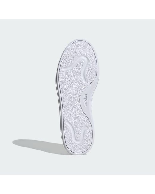 Adidas White Courtblock Shoes