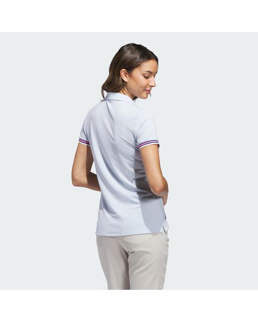 Adidas Blue Ultimate365 Short Sleeve Polo Shirt