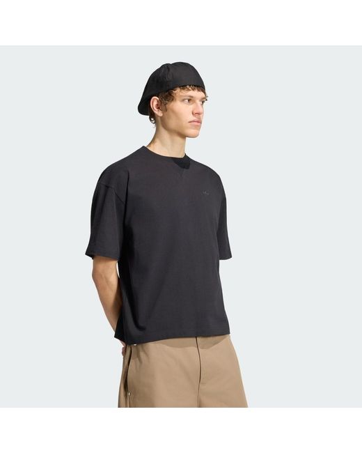 Adidas Black Premium Essentials T-Shirt for men