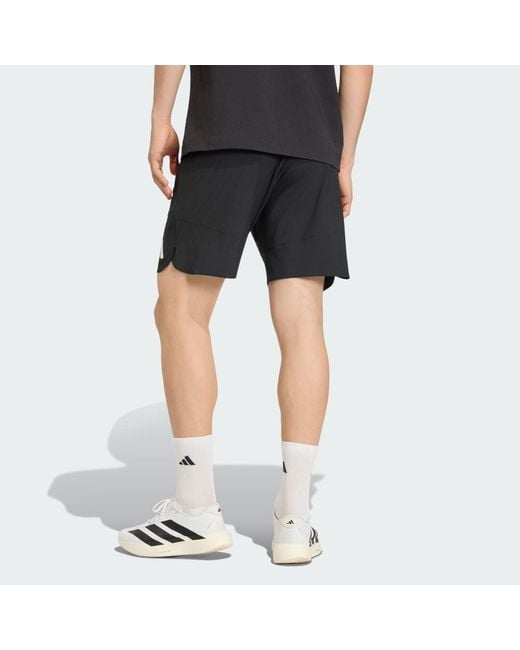 Adidas Blue Germany Tiro Travel Shorts for men