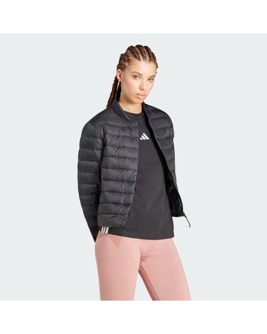 Adidas Gray Helionic Light Down Jacket