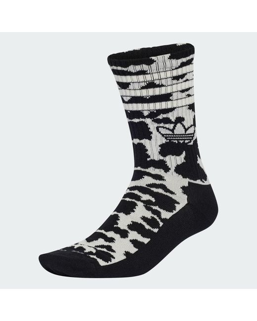 Adidas Black Animal Graphic Crew Sock 2 Pairs