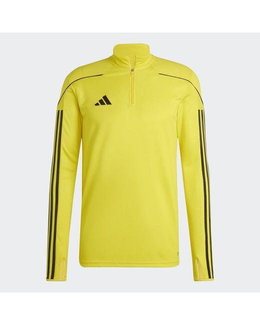 Adidas Yellow Tiro 23 League Training Top for men