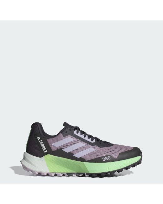 Adidas Green Terrex Agravic Flow 2.0 Trail Running Shoes