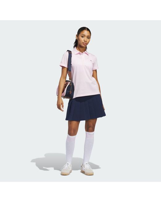 Adidas White Originals Solid Polo