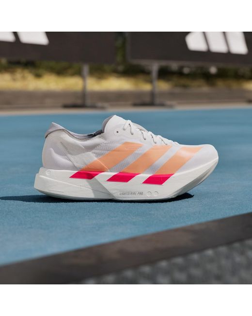 Adidas Pink Adizero Adios Pro 4 Shoes