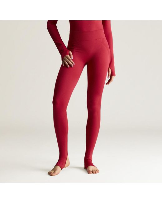 Adidas Red By Stella Mccartney Seamless Yoga Leggings