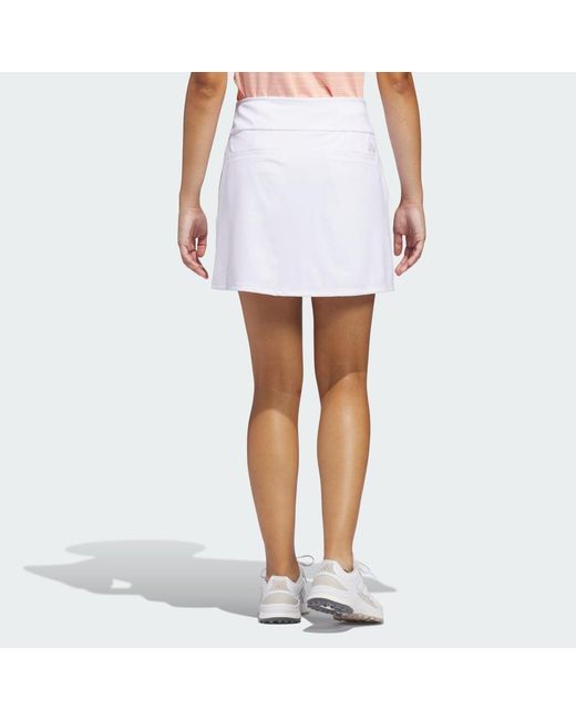 Adidas White Ultimate365 Solid Knit Skirt