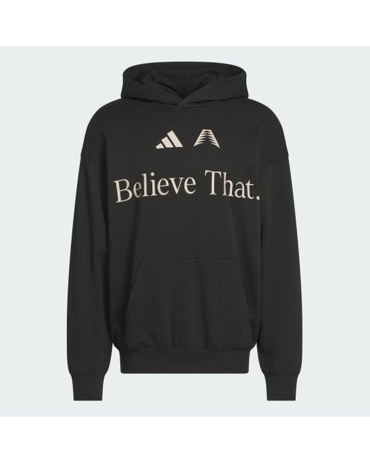 Sudadera Con Capucha Anthony Edwards Believe That Adidas de hombre de color Black