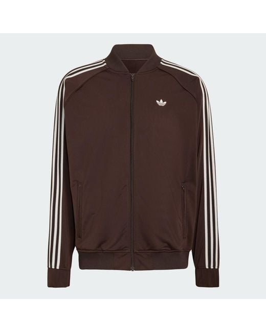 Adidas Originals Brown Britcore Superstar Tracktop for men