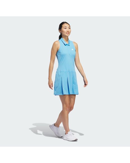 Adidas Blue Women's Ultimate365 Tour Pleated Dress