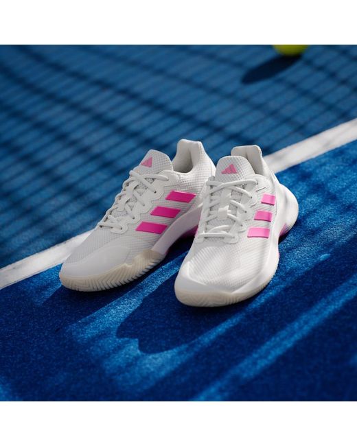 Adidas Pink Gamecourt 2.0 Tennis Shoes