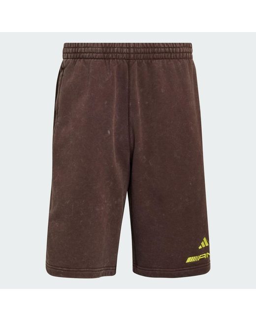 Adidas Brown Amg Washed Short for men