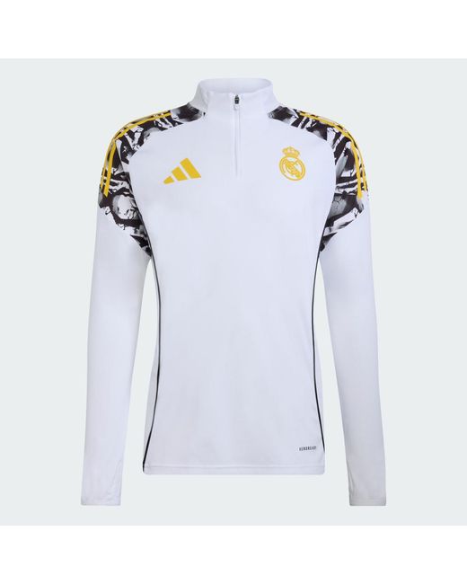 Adidas White Real Madrid Avengers 25/26 Tiro 25 Competition Training Top for men