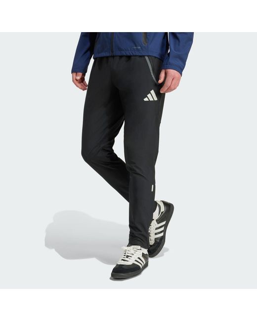 Adidas Black Arsenal Tiro 25 Competition Vis Tech Travel Pants for men
