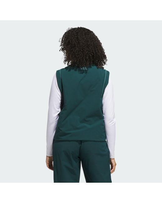 Vestito Beyond Twistweave Loose Un Quarto Di Zip di Adidas in Green