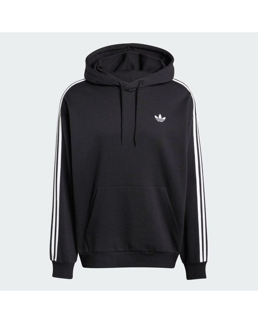 Adidas Black Adicolor Classics 3-Stripes Hoody for men