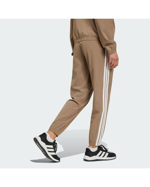 Adidas Natural Train Essentials 3-Stripes Woven Joggers