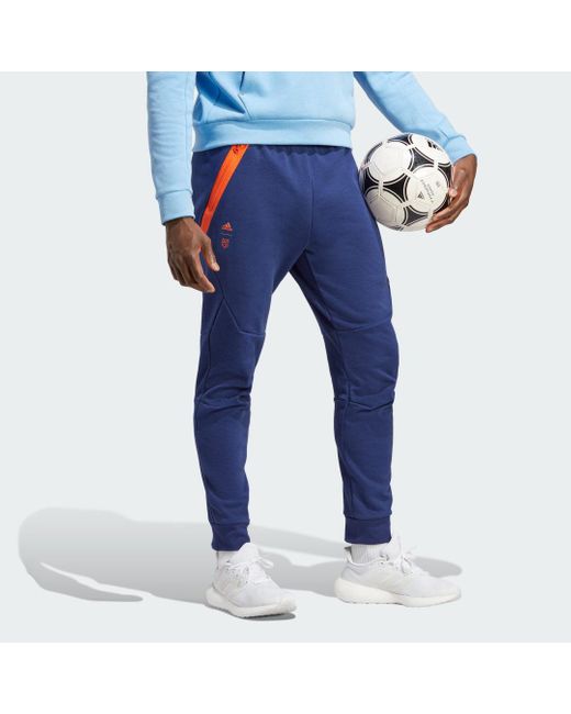 Pantaloni Travel New York City FC di Adidas in Blue da Uomo