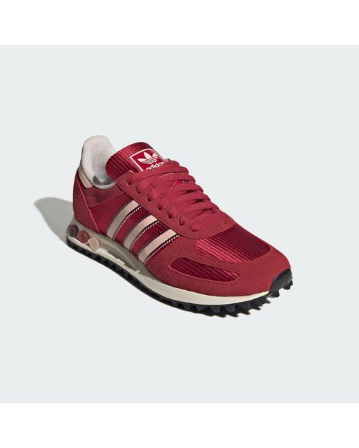 Adidas Red La Trainer Og Shoes