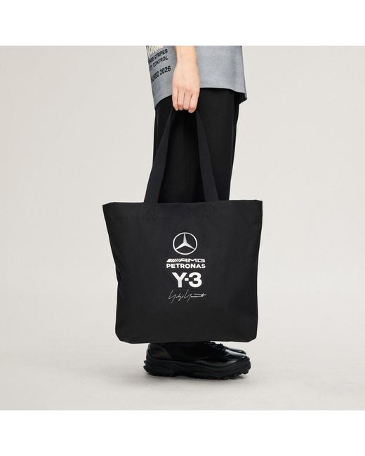 Adidas Black Y-3 Mercedes-Amg Petronas Formula 1 Team Tote