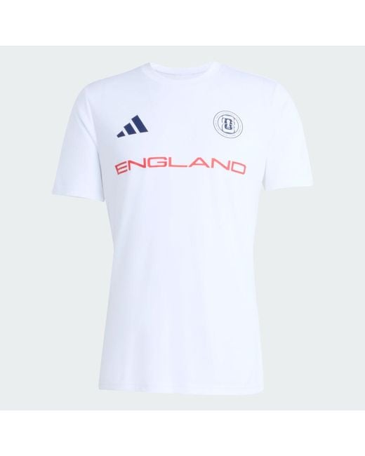 Adidas White Fifa World Cup 26 England Jersey for men