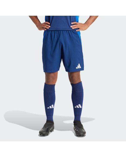 Adidas Blue Tiro 24 Competition Match Shorts for men