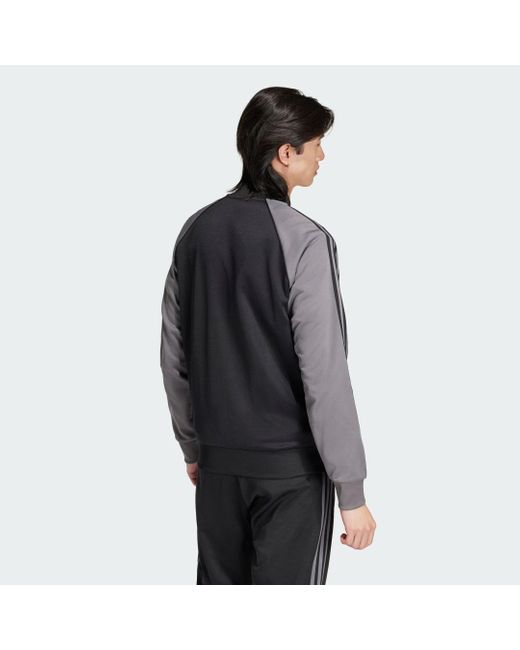 Adidas Black Adicolor Classics Sst Track Jacket for men