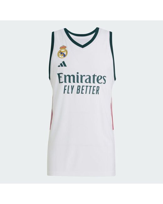 Adidas White Real Madrid Bb Home Jersey for men