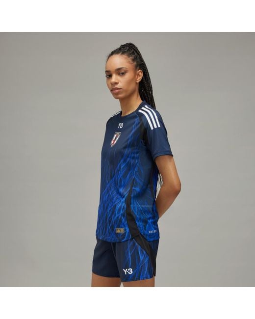 Adidas Blue Japan X Y-3 24 Home Authentic Jersey