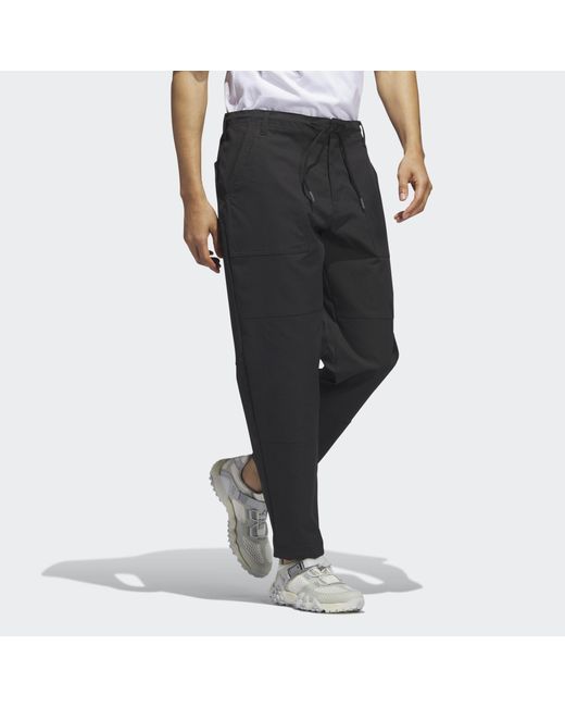 Adidas Gray Adicross Golf Trousers for men