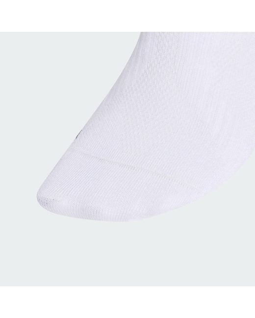 Adidas White Running Message Crew Sock