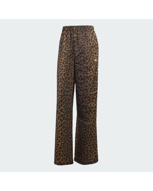 Pantaloni Originals Wide Leg Satin di Adidas in Brown