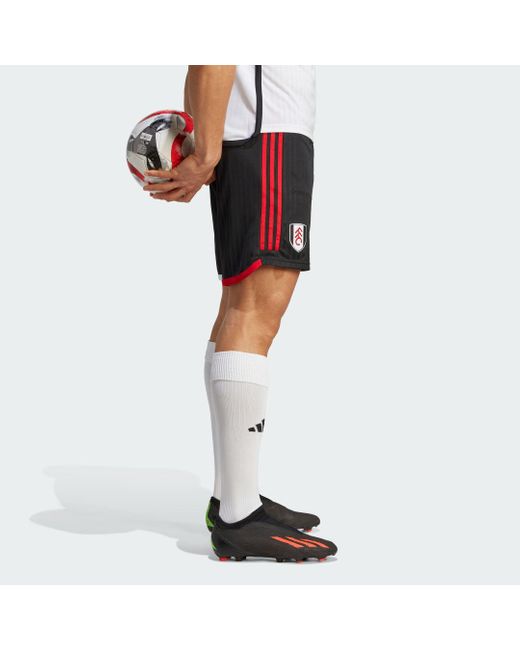 Adidas Black Fulham Fc 23/24 Home Shorts for men