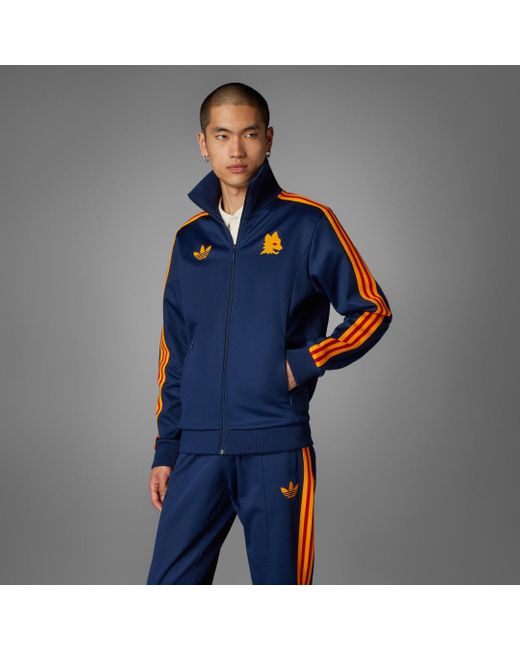 adidas As Roma Bring Back 1993 Track Top in Blue for Men | Lyst UK