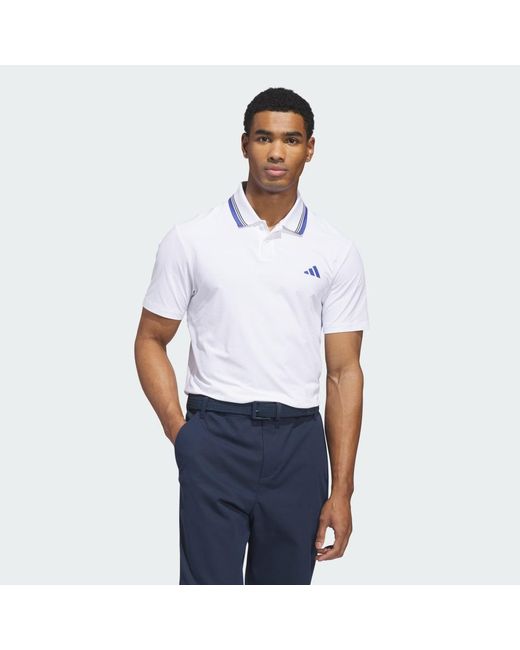 Adidas White Ultimate365 Tour Climacool Polo Shirt for men