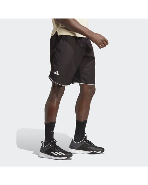Short da tennis Club di Adidas Originals in Black da Uomo
