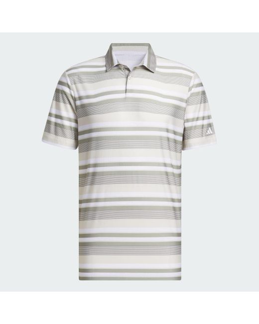 Adidas White Ultimate365 Heat.Rdy Stripe Polo Shirt for men