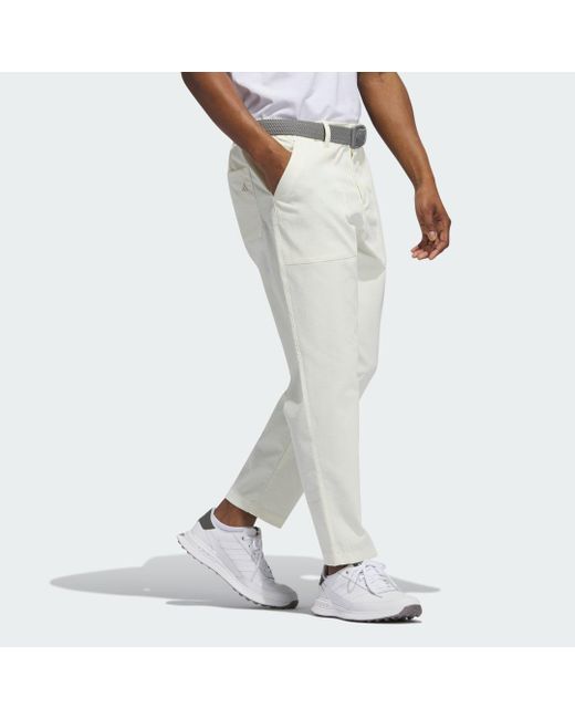 Pantaloni Go-To Progressive di Adidas in Natural da Uomo