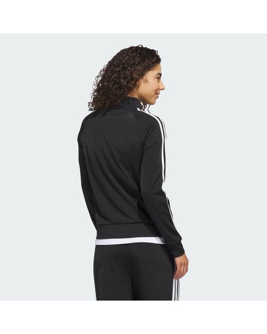 Adidas Black Priegreen Essentials War Up Sli 3 Stripes Jacket